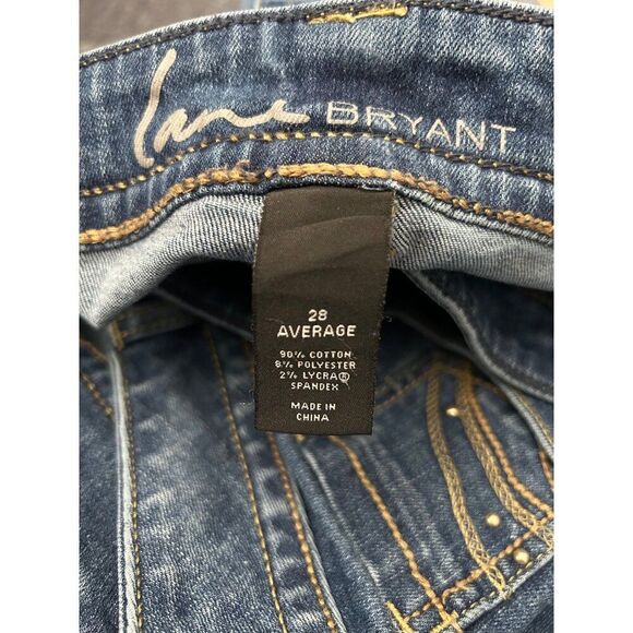 Lane Bryant Blue Denim Slim Bootcut Jeans Women Sz 28 Average Plus Size Workwear - Picture 6 of 6